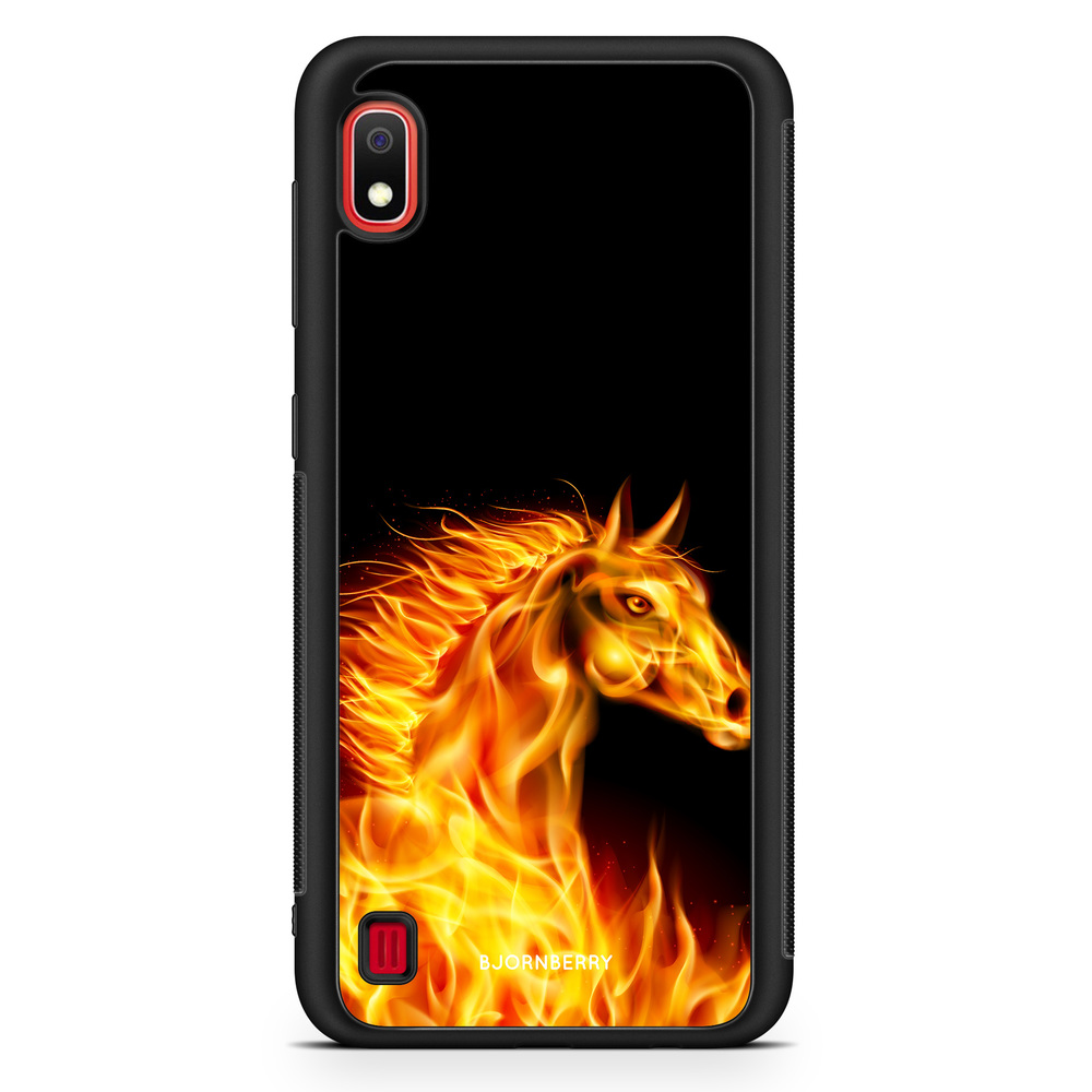 Samsung Galaxy A10 Case - Flames Horse