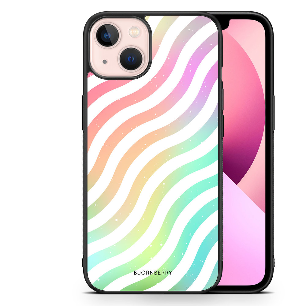 iPhone 13 Case - Wavy Rainbow
