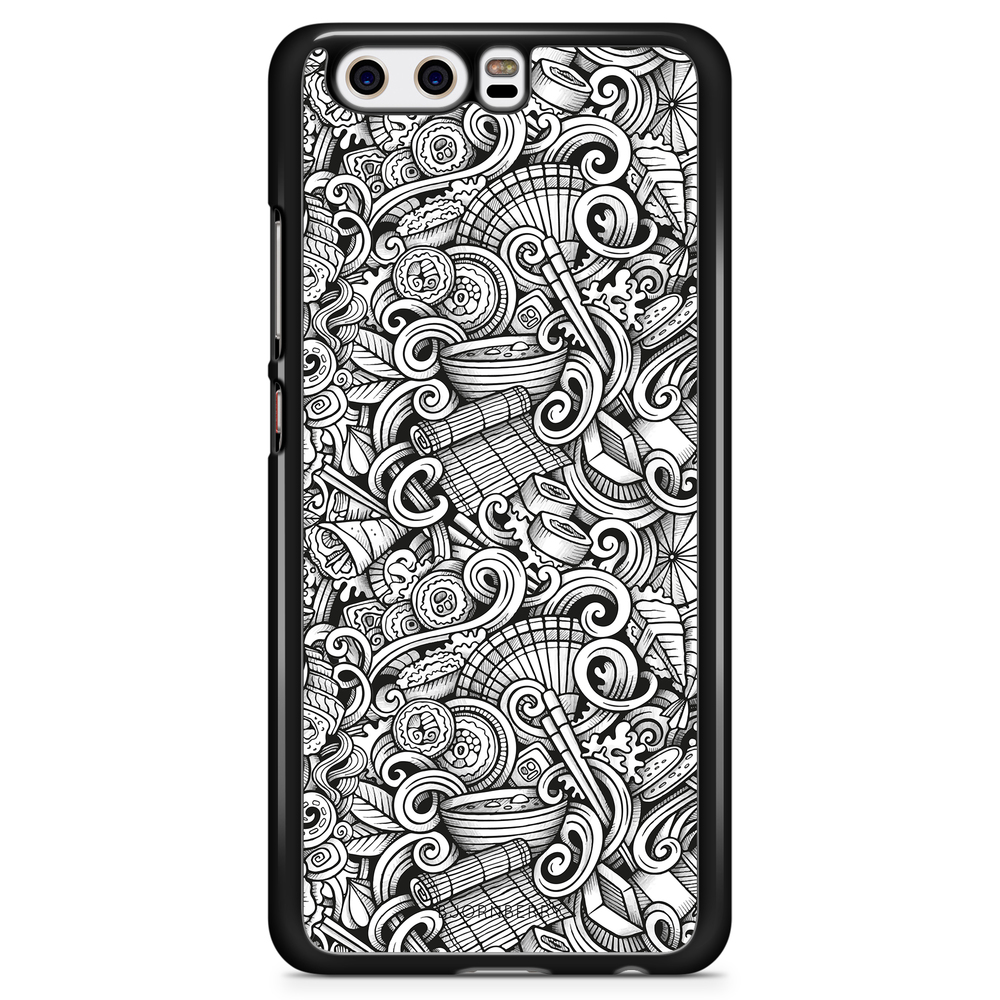 Huawei P10 Case - Japanese Pattern