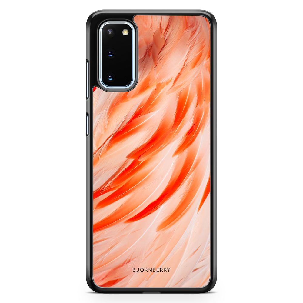 Samsung Galaxy S20 Case - Flamingo Feathers