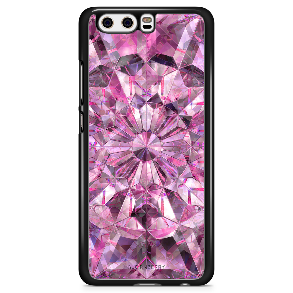 Huawei P10 Case - Pink Crystals