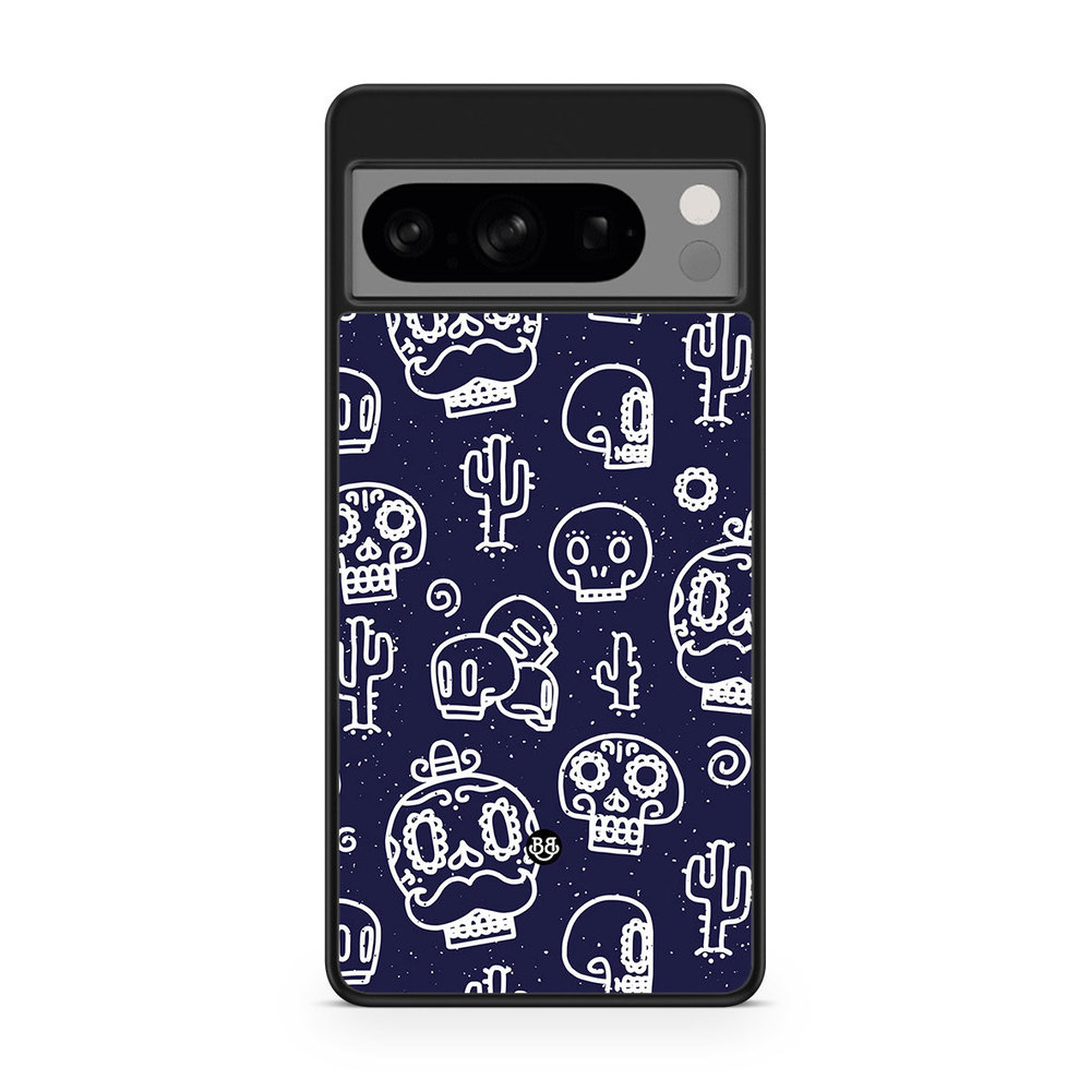 Google Pixel 8 Pro Case - Oldschool Skulls