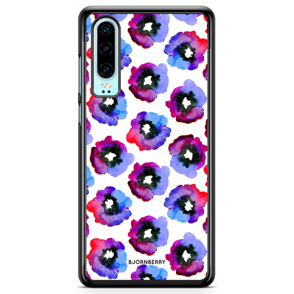 Huawei P30 Case - Violet Flowers