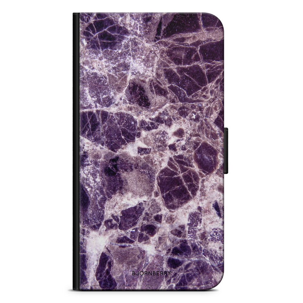 Sony Xperia Z3 Compact Wallet Case - Purple Marble