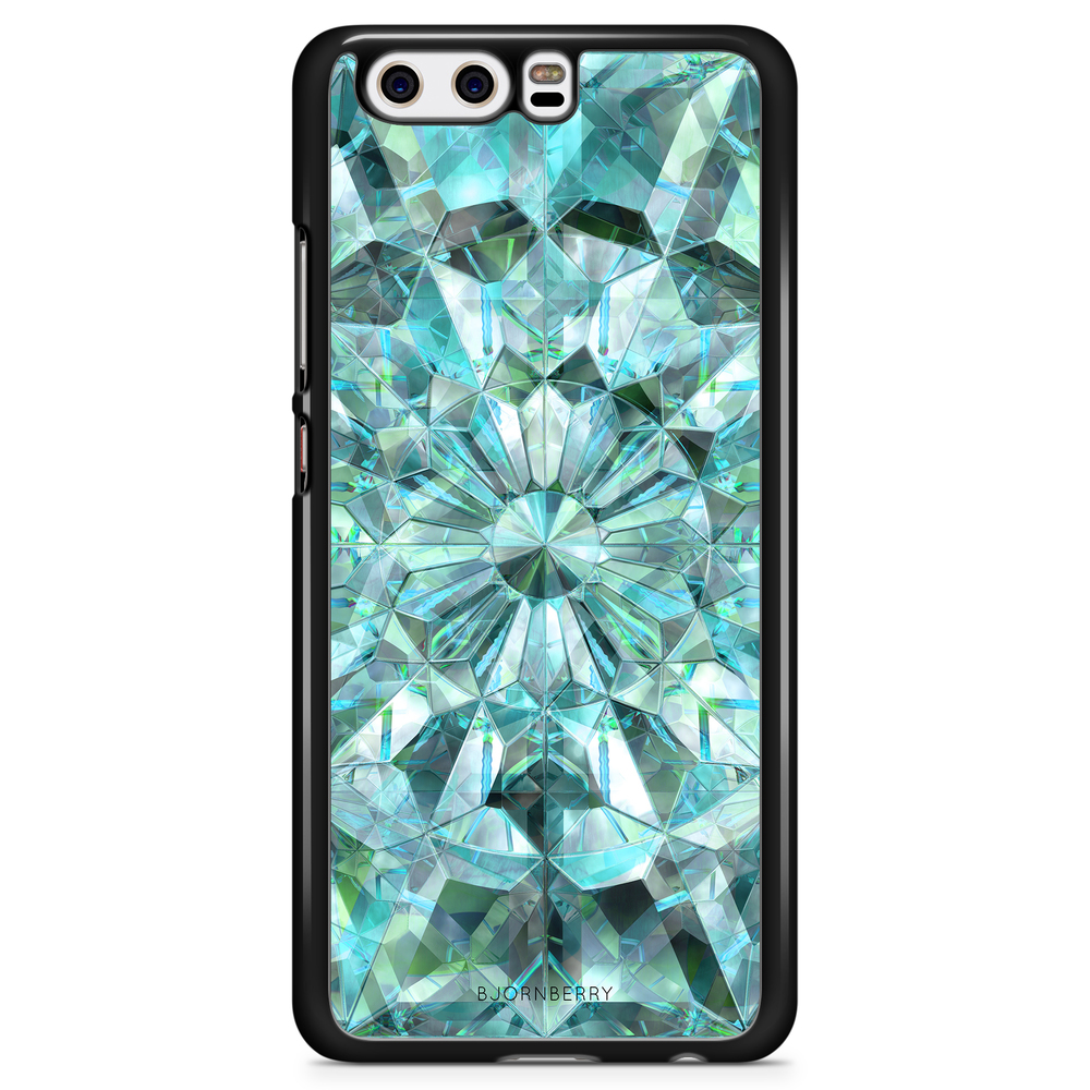 Huawei P10 Case - Green Crystals