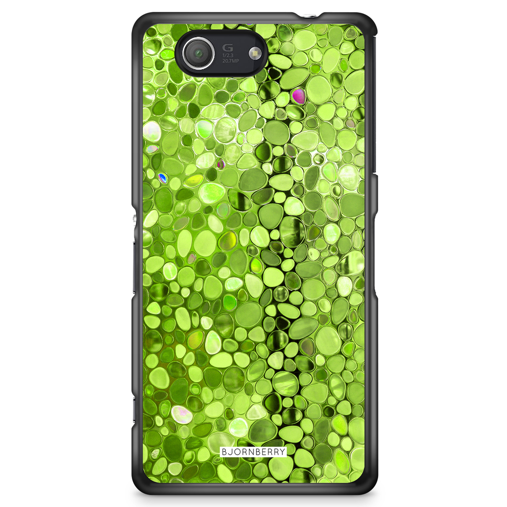 Sony Xperia Z3 Compact Case - Stained Glass Green