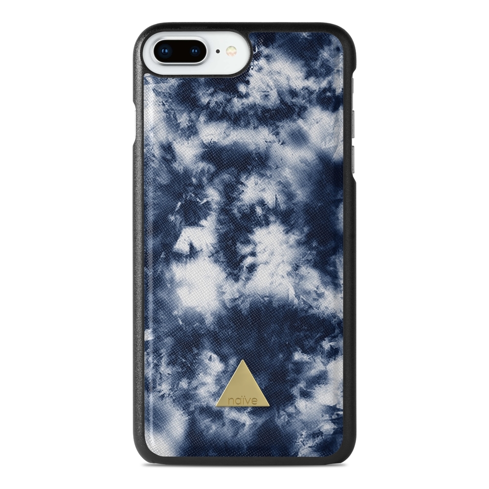 Naive iPhone 8 Plus Case - Tie Dye Blue