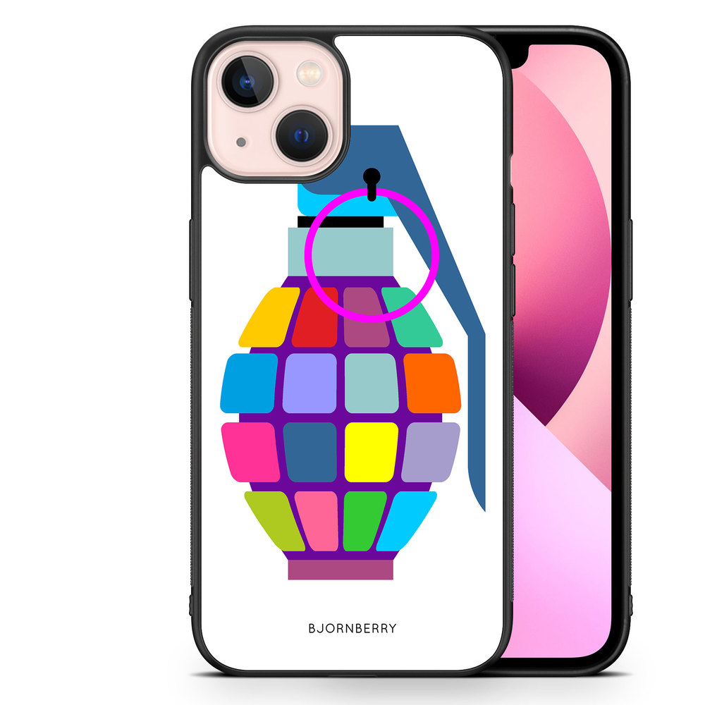 iPhone 13 Case - Color Hand Granade
