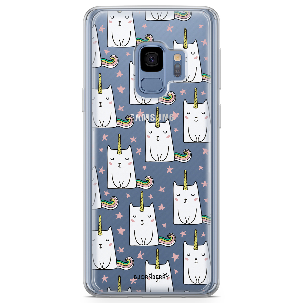 Samsung Galaxy S9 Fashion Case - Cat Unicorn