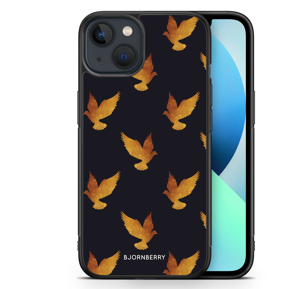 iPhone 13 Mini Case - Golden Doves
