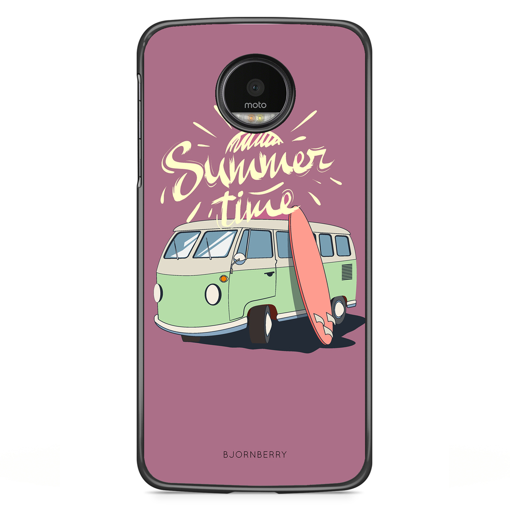 Motorola Moto G5S Plus Case - Summer Van (Pink)