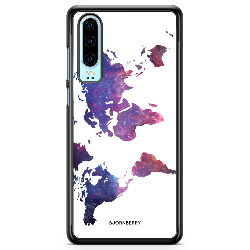 Huawei P30 Case - World Map Space