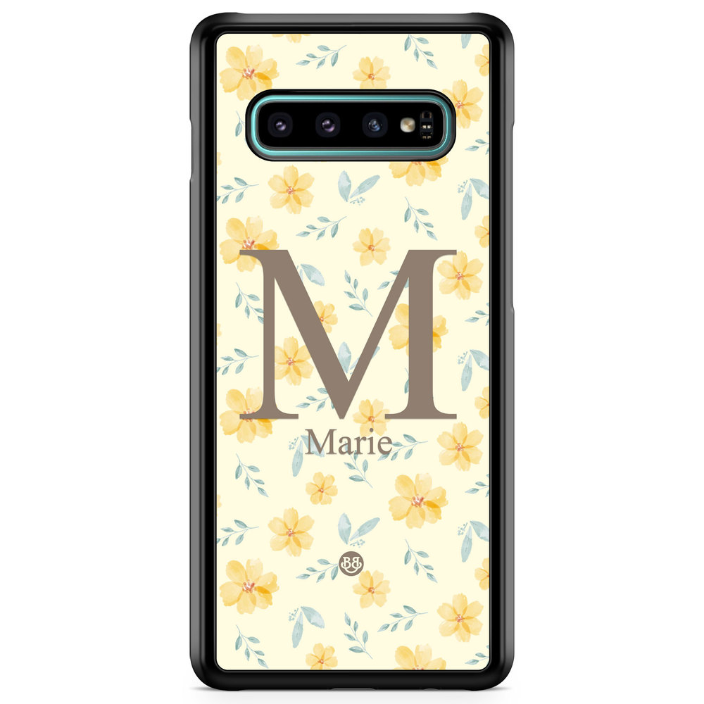 Samsung Galaxy S10 Custom Case - AWAKEN - Golden Bloom