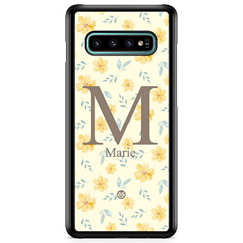 Samsung Galaxy S10 Skal Custom - AWAKEN - Golden Bloom