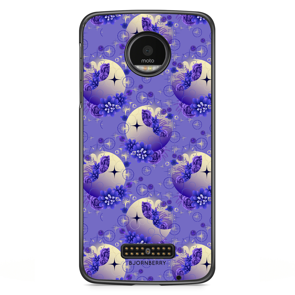 Motorola Moto Z Case - Moon pattern
