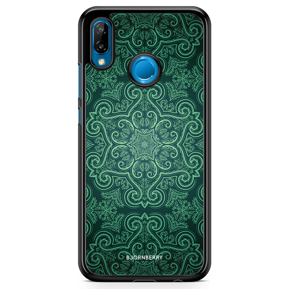 Huawei P20 Lite Case - Green Retro Pattern