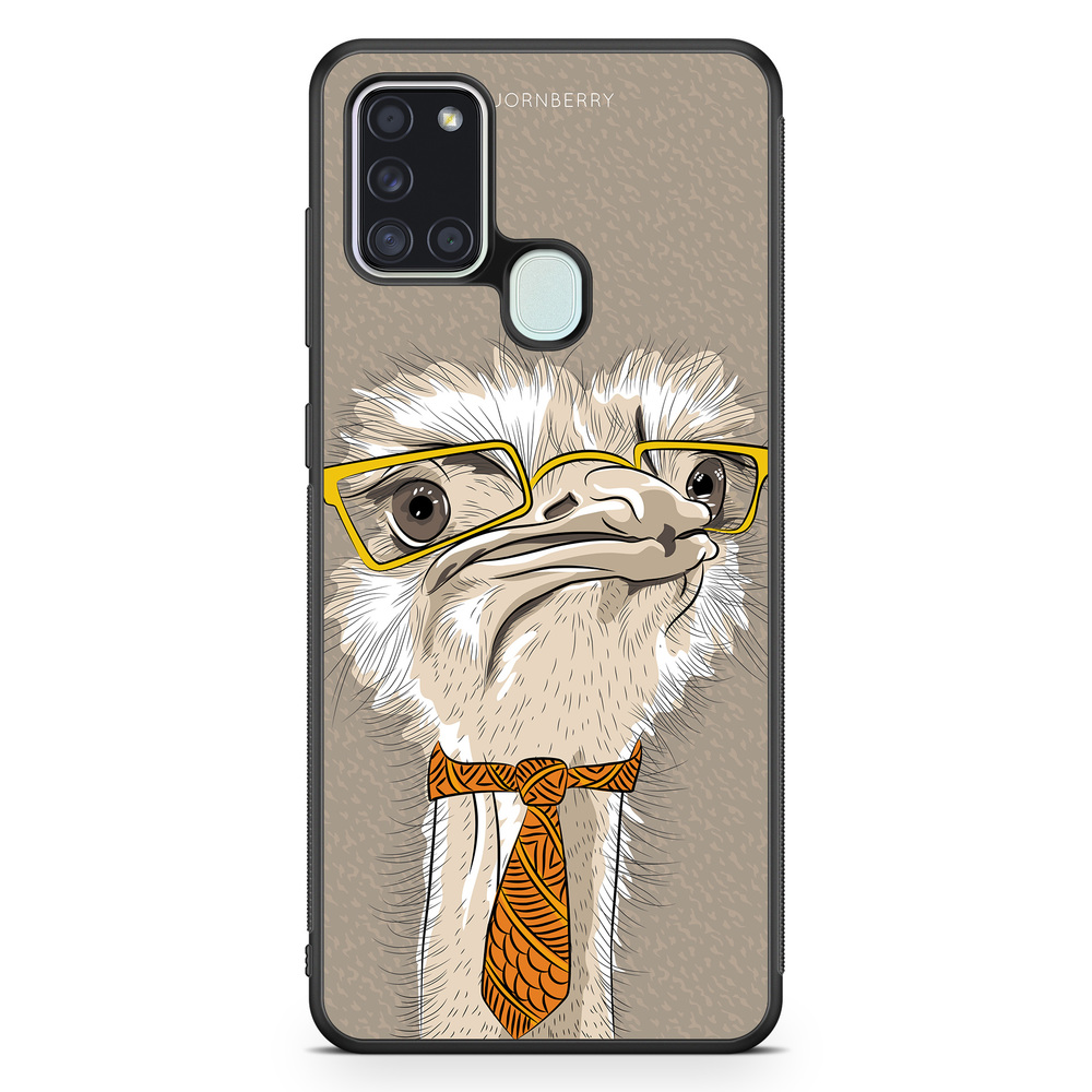 Samsung Galaxy A21s Case - Hipster Ostrich