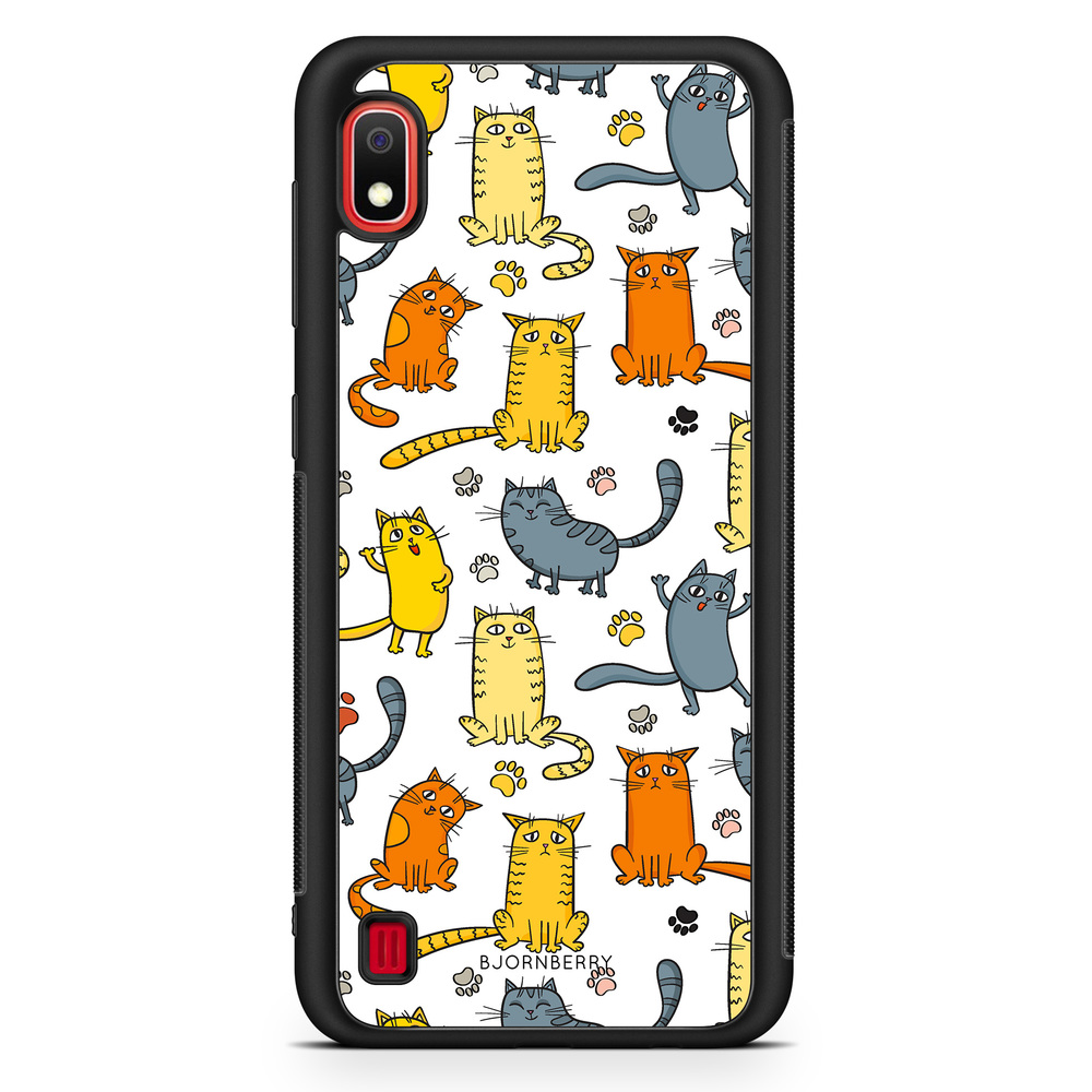 Samsung Galaxy A10 Case - Cat Pattern