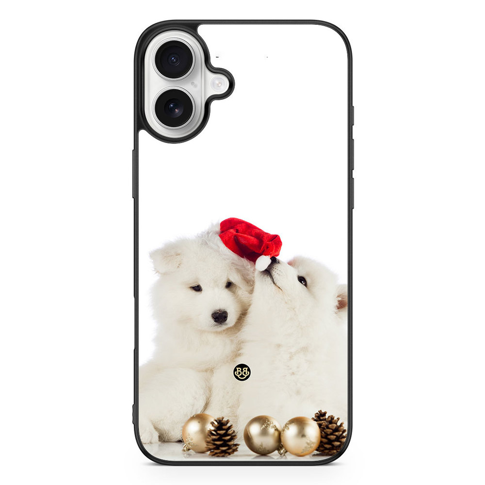 iPhone 16 Plus Case - Christmas Dogs