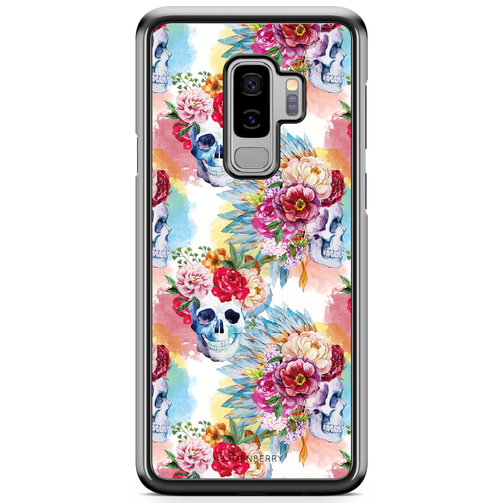 Samsung Galaxy S9 Plus Case - Skulls And Flowers