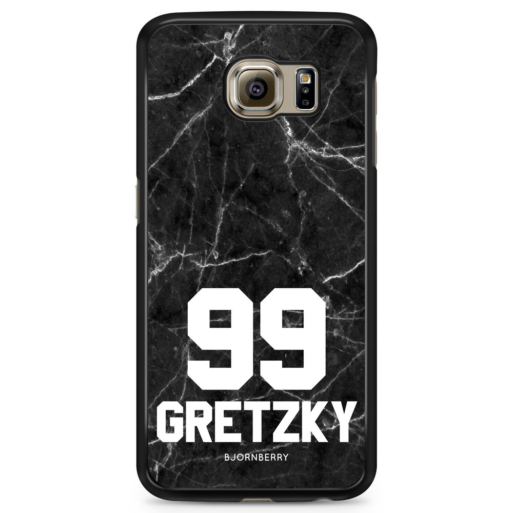 Samsung Galaxy S6 Edge+ Case Custom - Black Marble Number