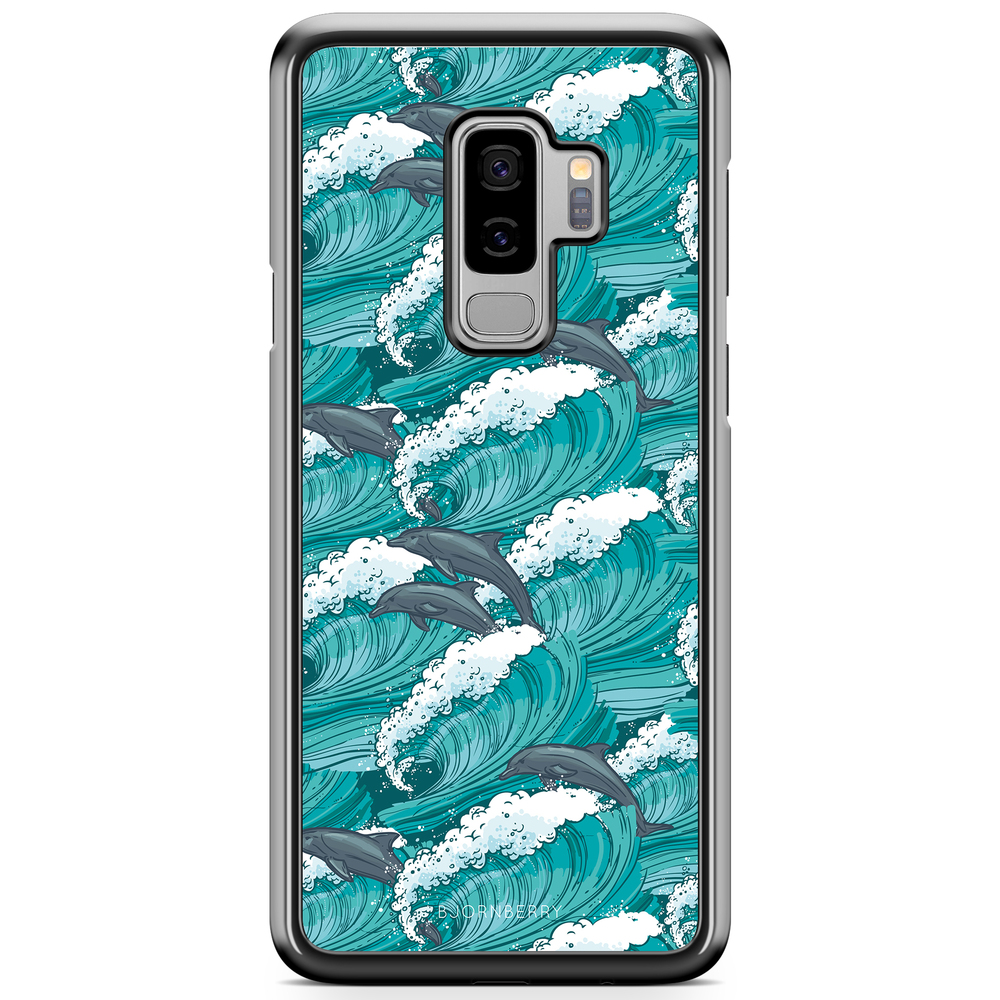 Samsung Galaxy S9 Plus Case - Waves And Dolphins