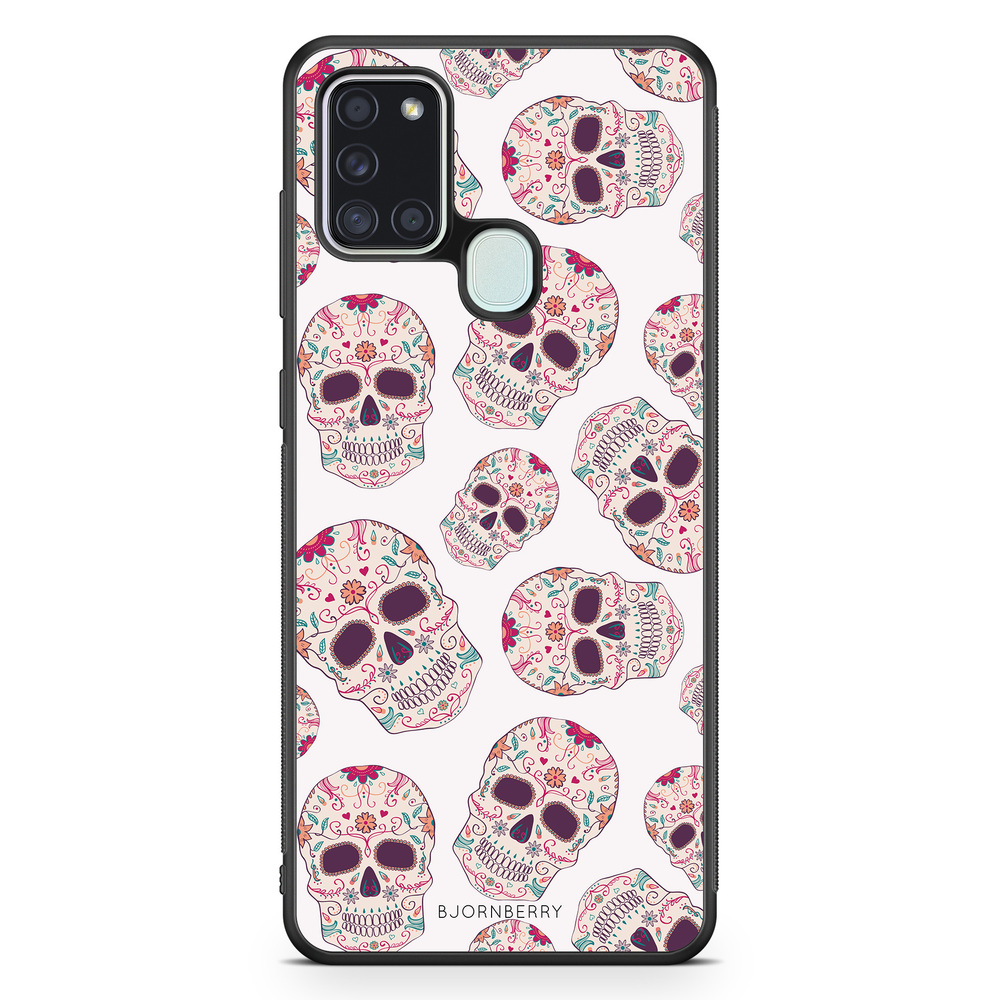 Samsung Galaxy A21s Case - Calavera Skulls
