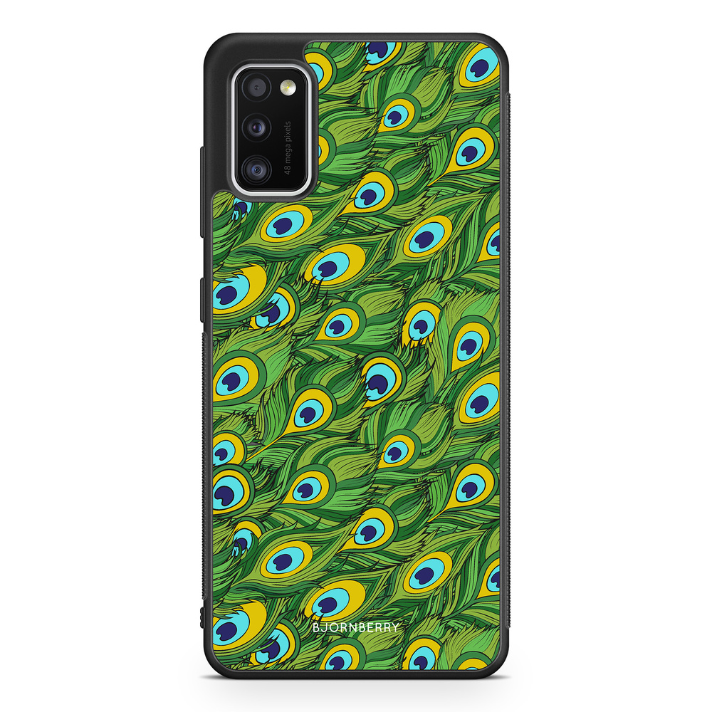 Samsung Galaxy A41 Case - Peacock Pattern