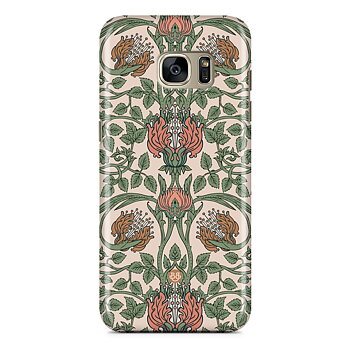 Samsung Galaxy S7 Edge Premium Skal - Retro Wallpaper