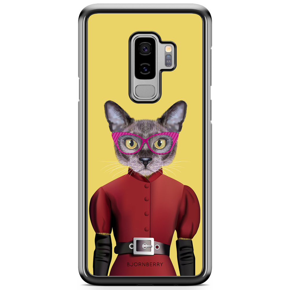 Samsung Galaxy S9 Plus Case - Hipster Cat