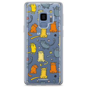 Samsung Galaxy S9 Fashion Skal - Kattmönster