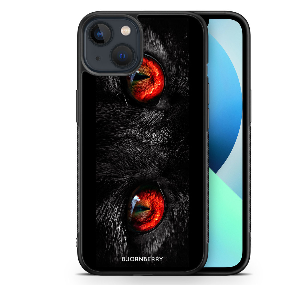 iPhone 13 Mini Case - Red Cat Eyes