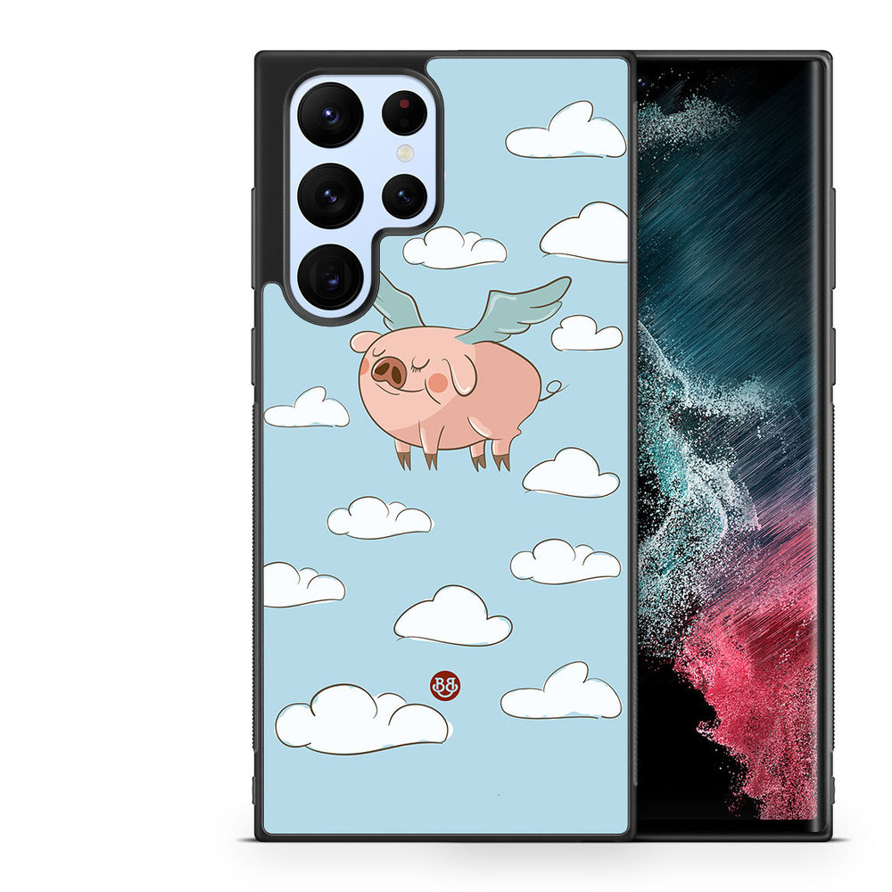 Samsung Galaxy S22 Ultra 5G Case - Flying Pig