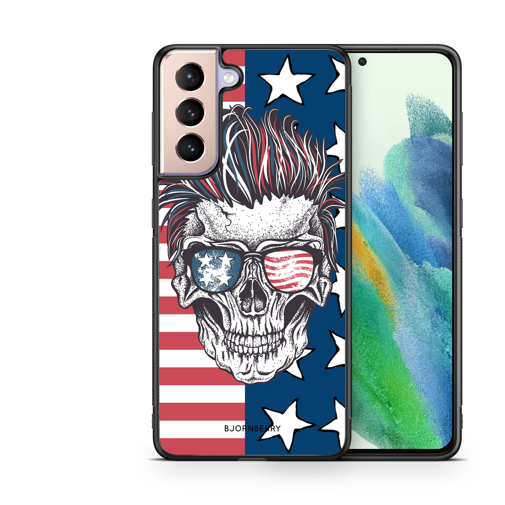 Samsung Galaxy S21 FE 5G Case - USA Skull