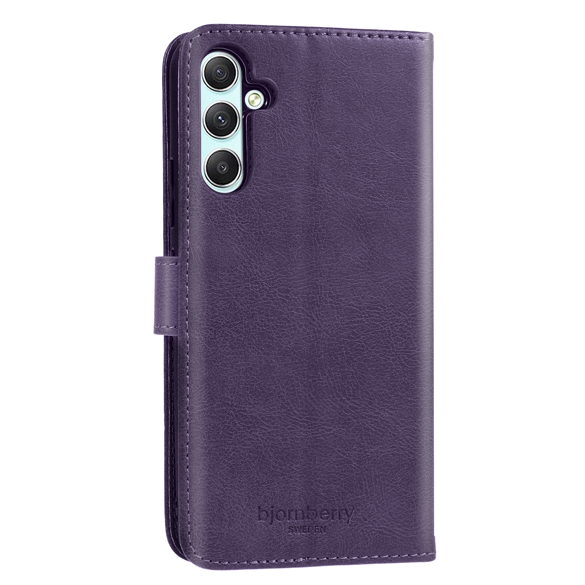 Samsung Galaxy A34 5G Magnet Wallet Case MONOGRAM - Purple - 4