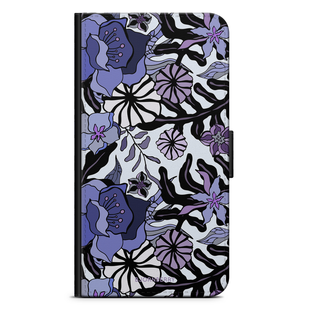 Samsung Galaxy Note 10 Plånboksfodral - Lila Blommor