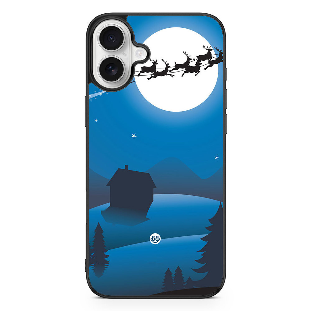 iPhone 16 Plus Case - Festive Sleigh