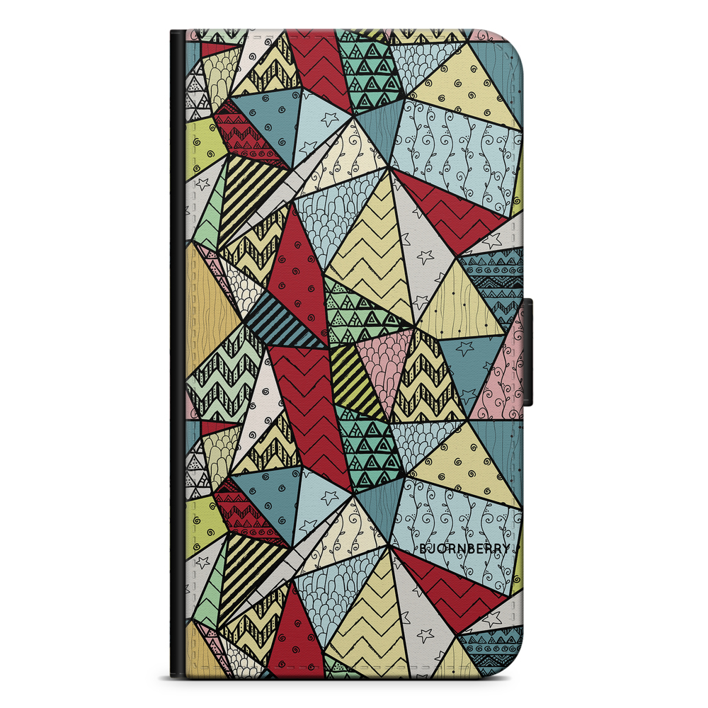 Samsung Galaxy S4 Mini Wallet Case - Polygons