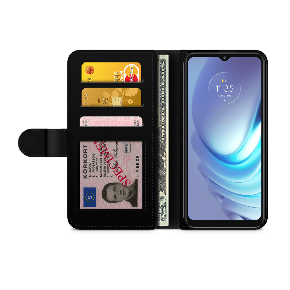 Motorola Moto G50 Wallet Case- Ghost Pattern - 2