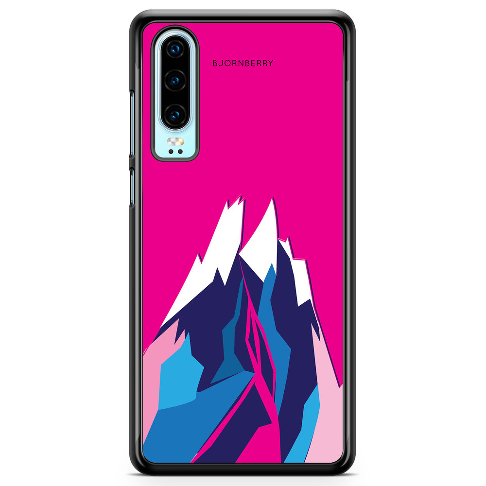 Huawei P30 Case - Pink Mountain