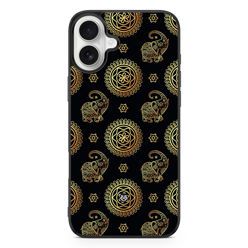 iPhone 16 Plus Case - Elephant Gold