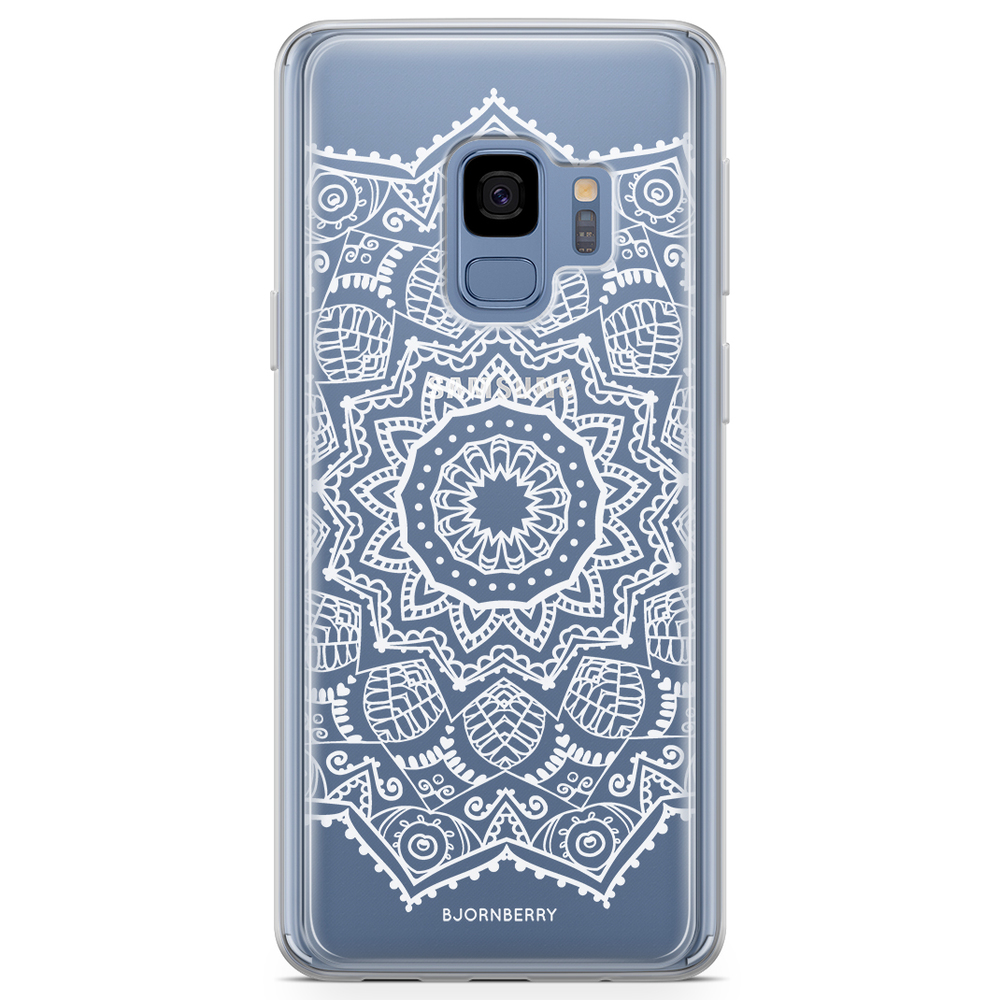 Samsung Galaxy S9 Fashion Case - White Mandala