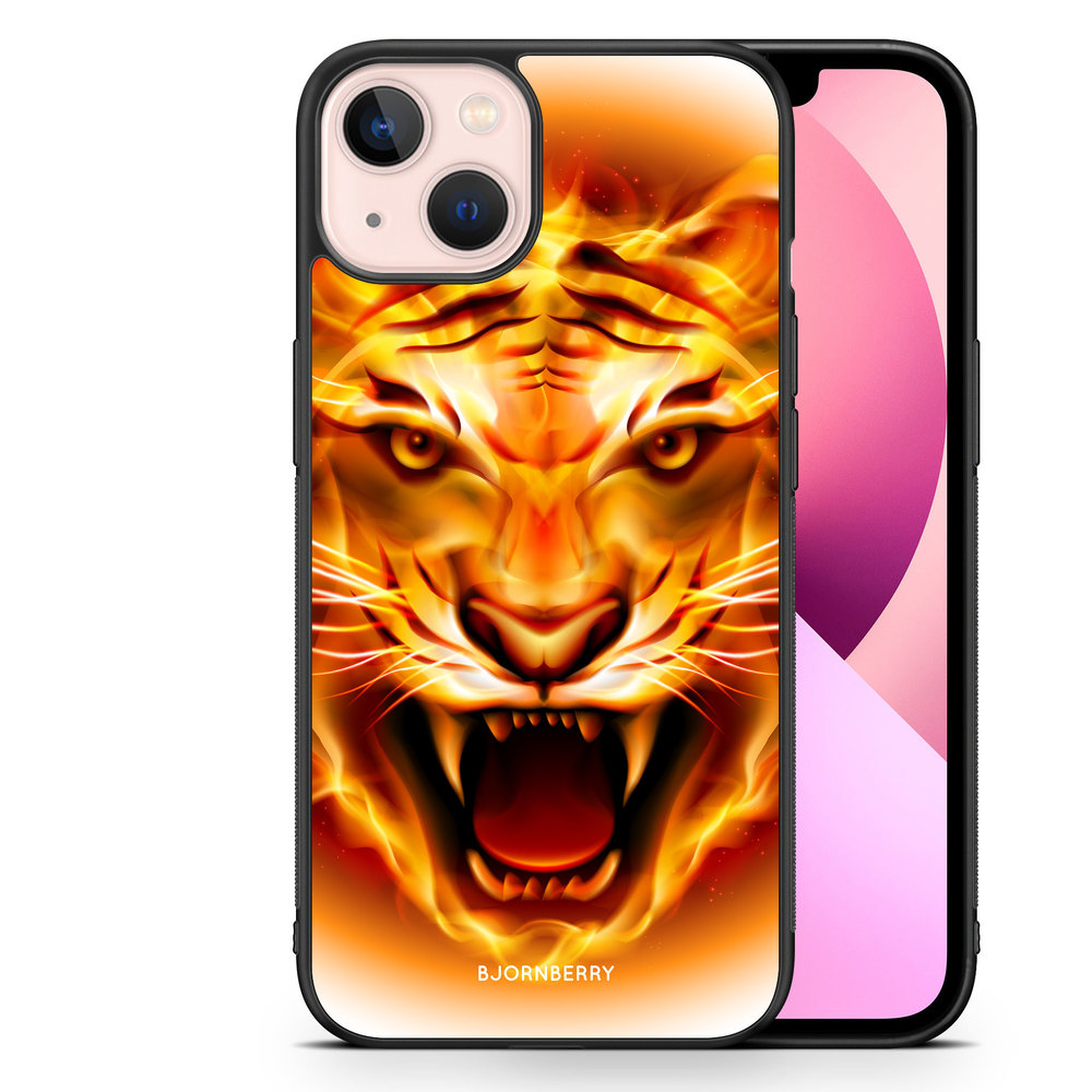 iPhone 13 Skal - Flames Tiger