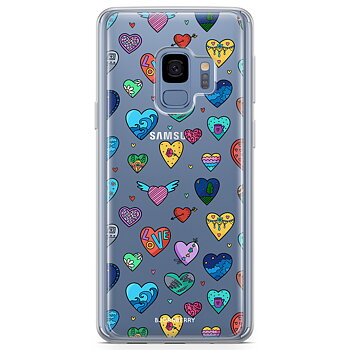 Samsung Galaxy S9 Fashion Skal - Hjärtan