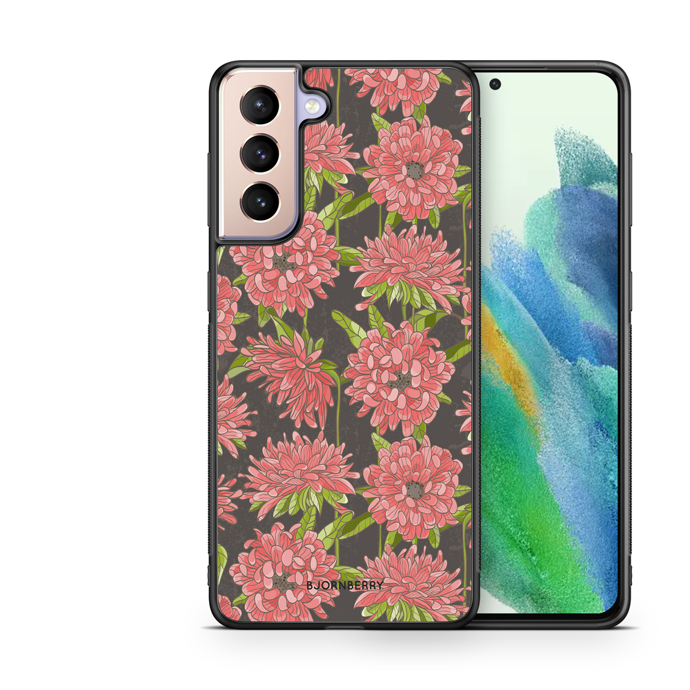 Samsung Galaxy S21 FE 5G Skal - Blommigt Mönster | Mobilskal & Mobilfodral BJORNBERRY