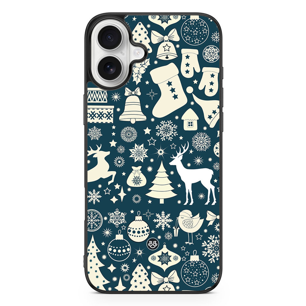iPhone 16 Plus Case - Reindeers & Spruces