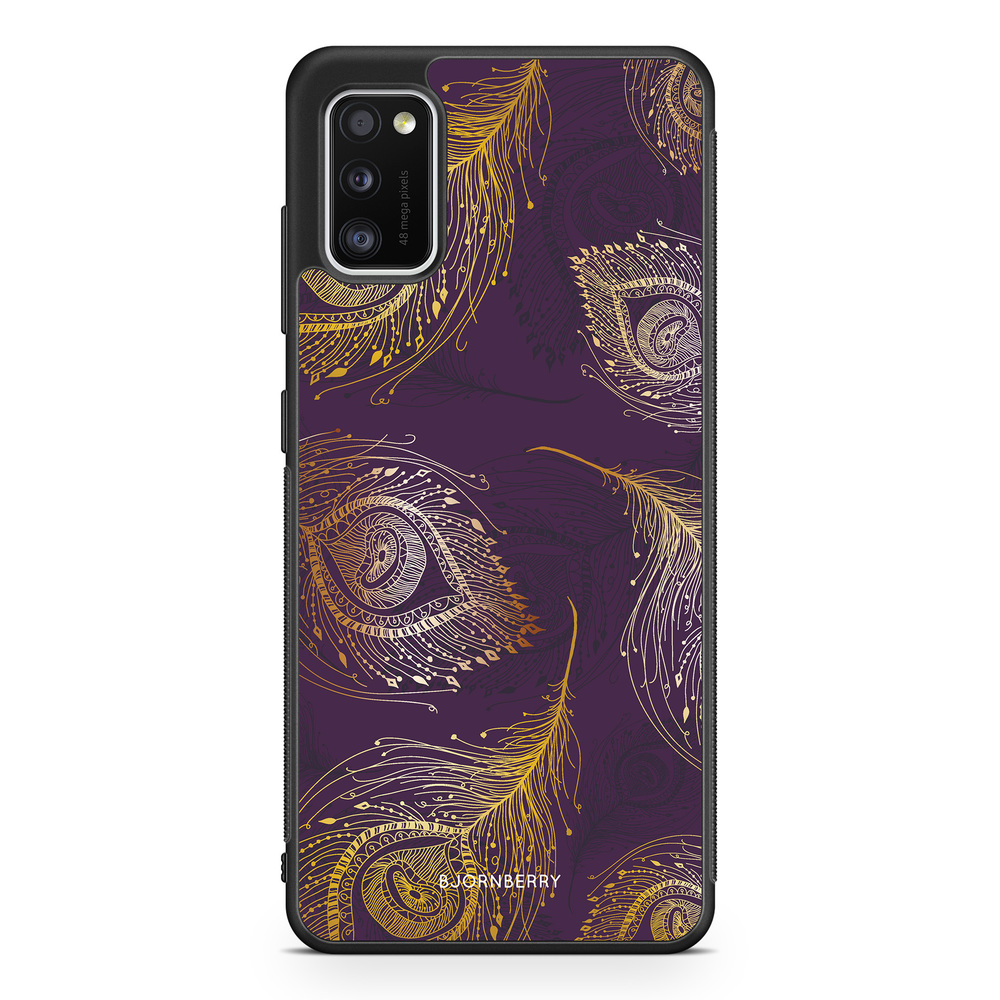 Samsung Galaxy A41 Case - Peacock Feathers