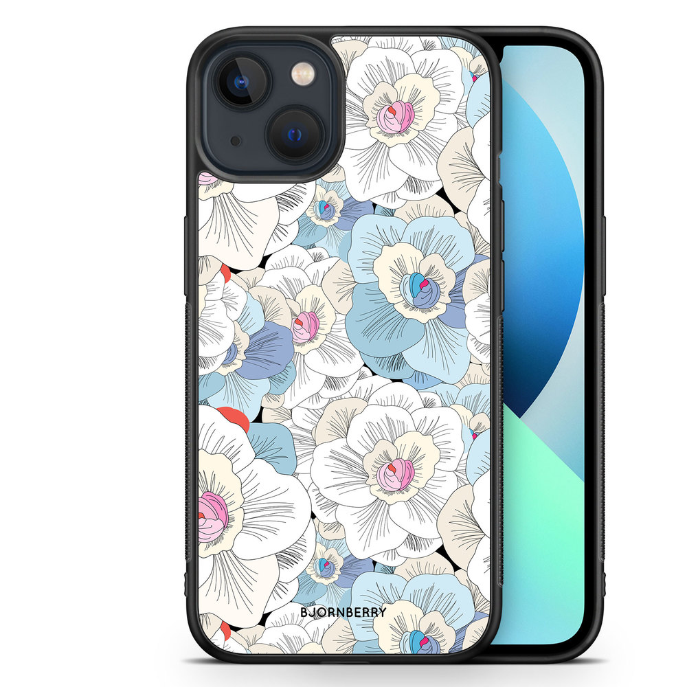 iPhone 13 Mini Case - Delicate Flowers