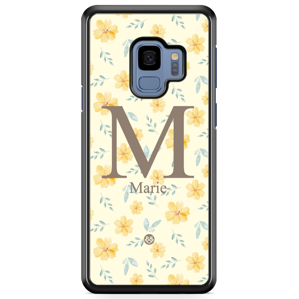 Samsung Galaxy S9 Case Custom - AWAKEN - Golden Bloom