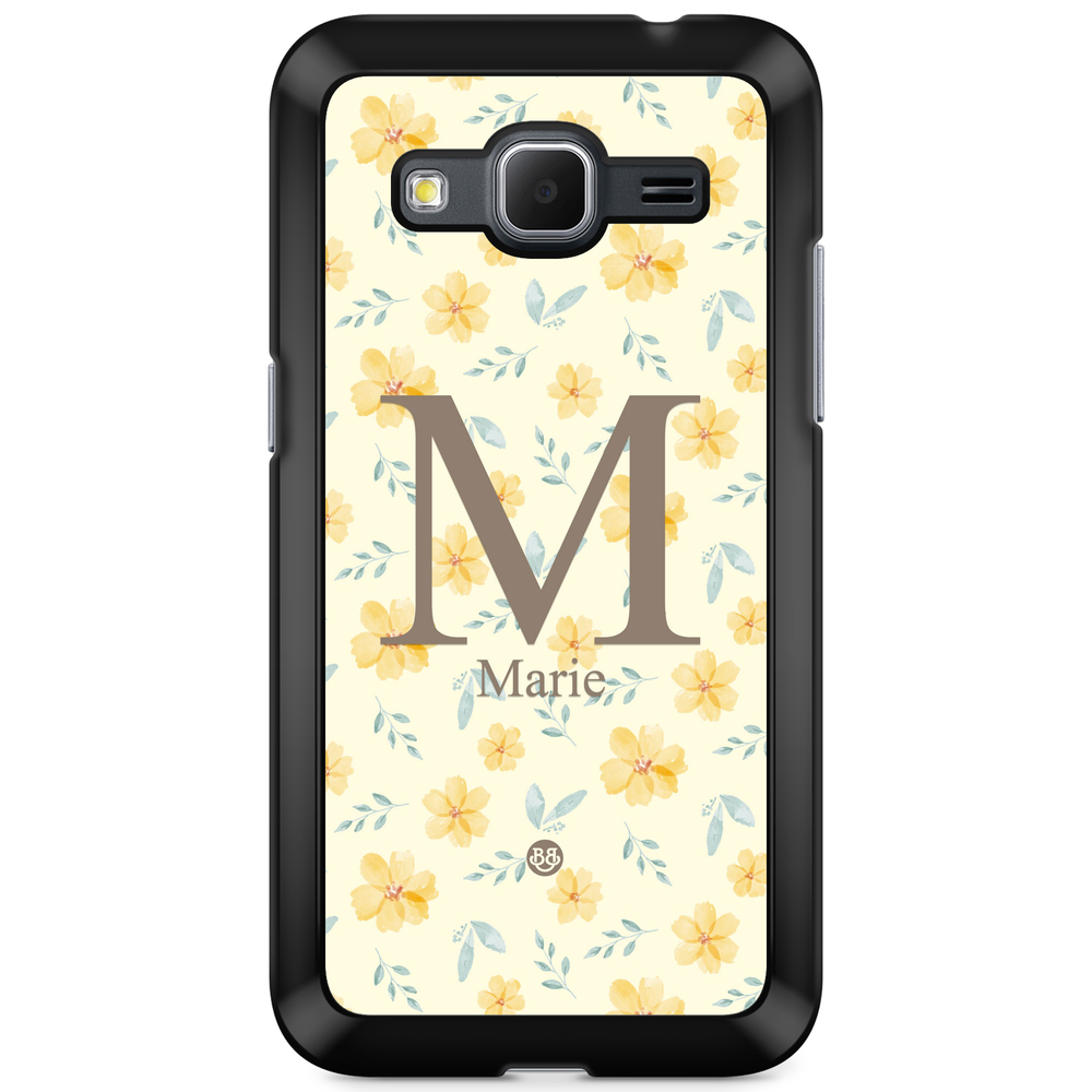 Samsung Galaxy Core Prime Case Custom - AWAKEN - Golden Bloom